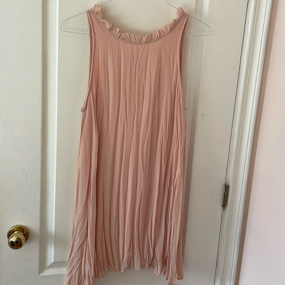 Crinkle style swing dress